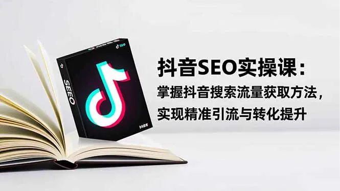 抖音SEO实战引流课：掌握抖音搜索流量获取方法，实现精准引流与转化提升-网亿资源平台