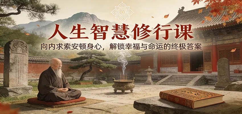 人生智慧修行课：向内求索安顿身心，解锁幸福与命运的终极答案-网亿资源平台