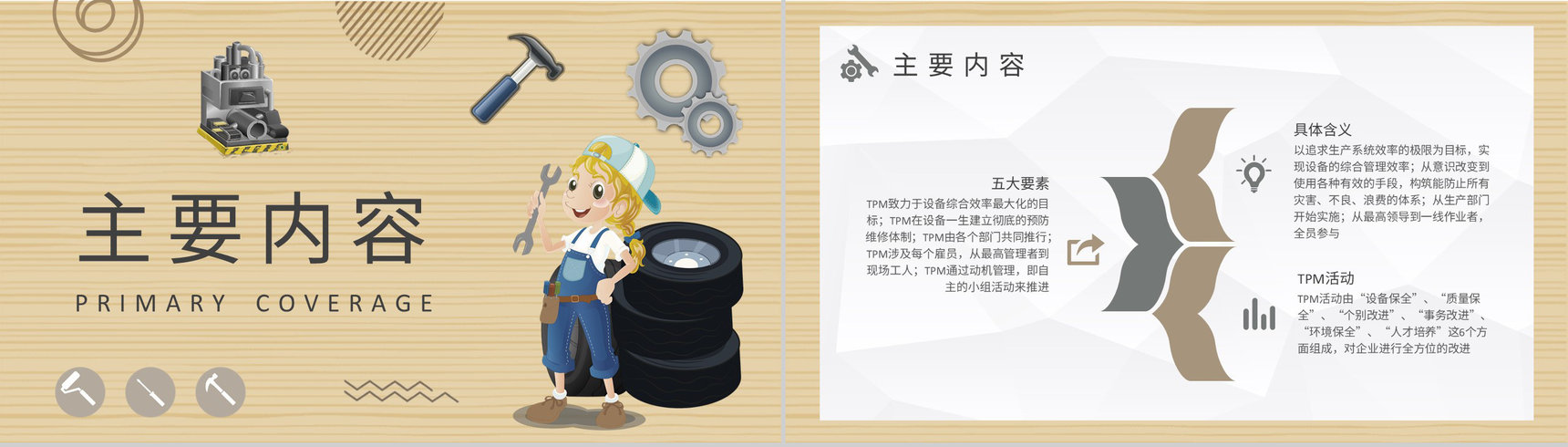 生产车间预防维护方案TPM核心内容知识培训PPT模板-5