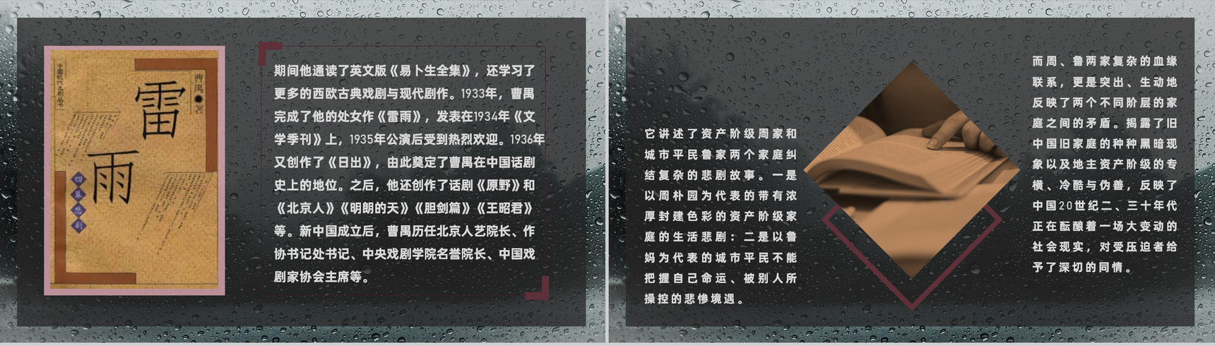 教师备课曹禺《雷雨》艺术特色名著逻辑梳理PPT模板-7