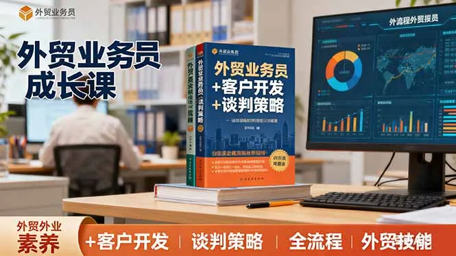 外贸业务员成长课：职业素养+客户开发+谈判策略、掌握全流程外贸技能-网亿资源平台