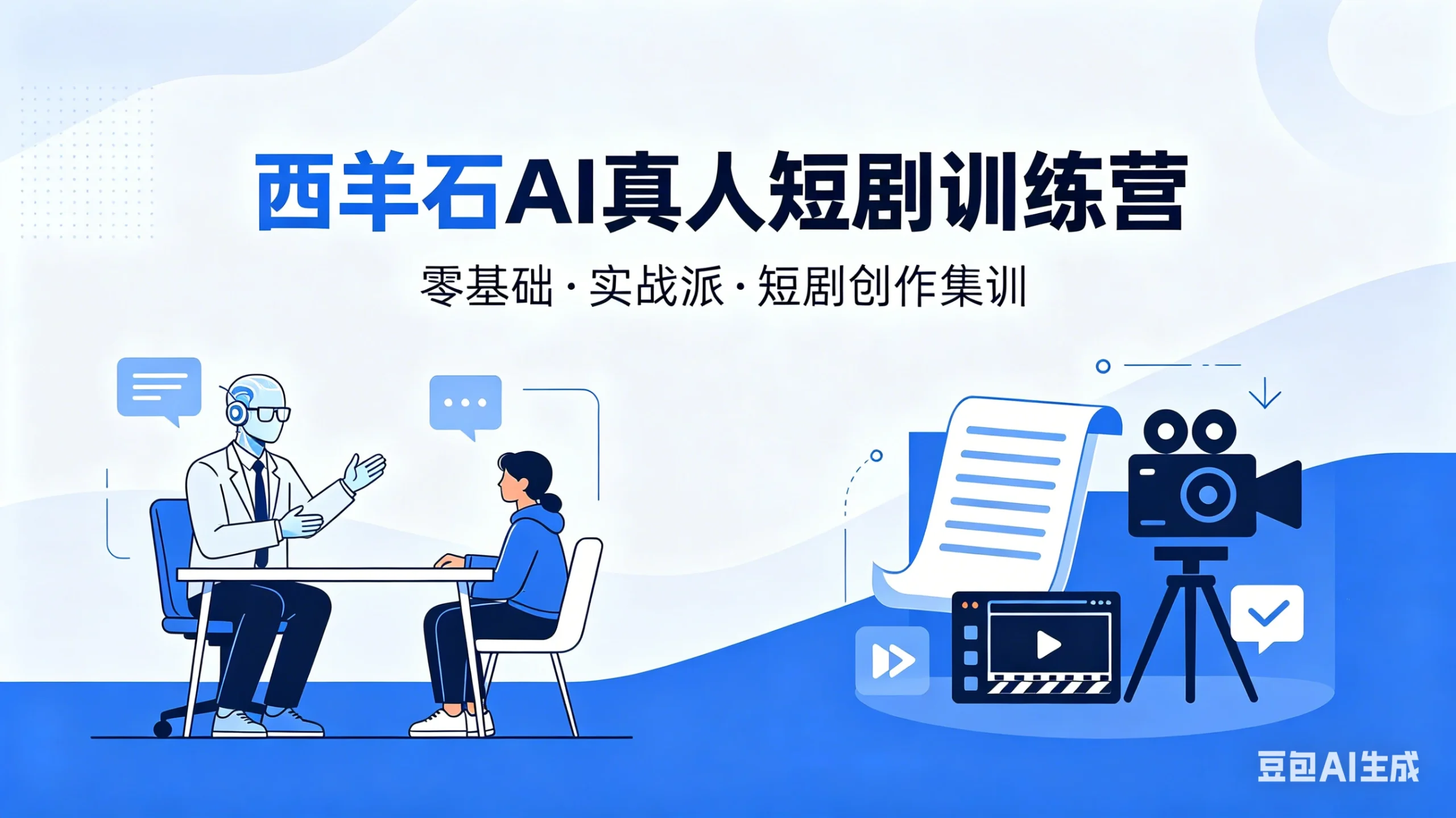 【精】西羊石 AI真人短剧训练营，零基础·实战派·短剧创作集训-网亿资源平台