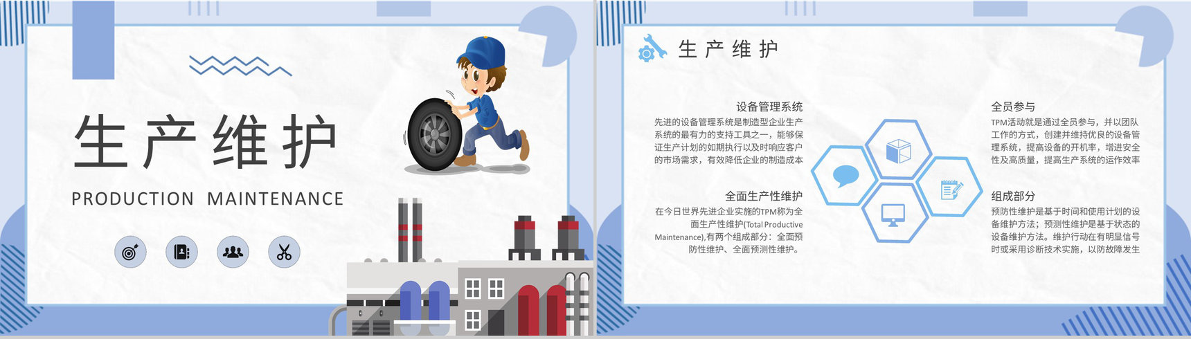 TPM全员生产维修核心内容总结企业现代管理教育培训PPT模板-6