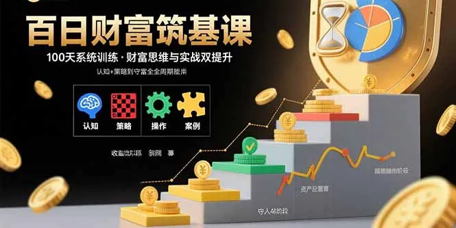 百日财富筑基课：认知+策略+实操+案例拆解 实现从创富到守富全周期能力-网亿资源平台