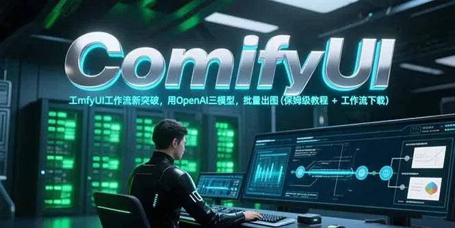 ComfyUI工作流新突破，用OpenAI三模型，批量出图(保姆级教程+工作流下载-网亿资源平台