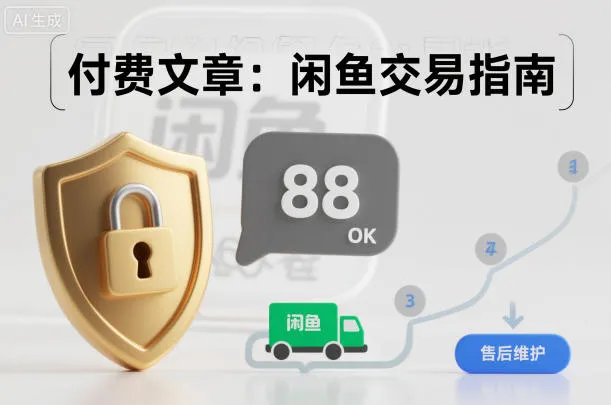 付费文章：闲鱼交易指南，怎么才能降低被坑被马扁的概率-网亿资源平台