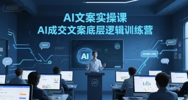 AI文案实操课，AI成交文案底层逻辑训练营-网亿资源平台