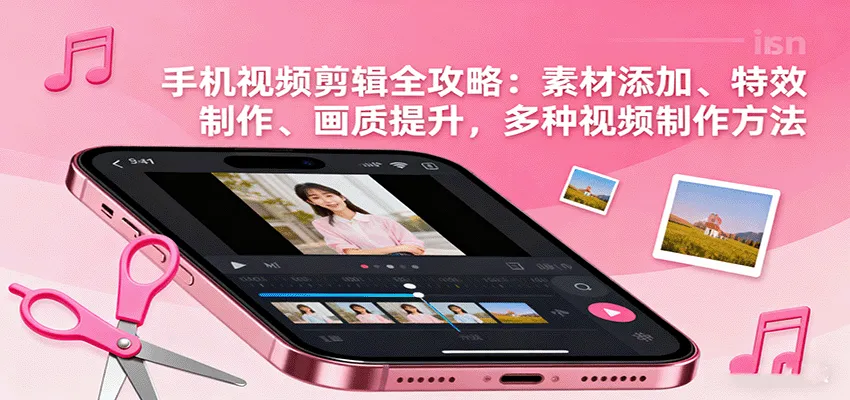 手机视频剪辑全攻略：素材添加、特效制作、画质提升，多种视频制作方法-网亿资源平台