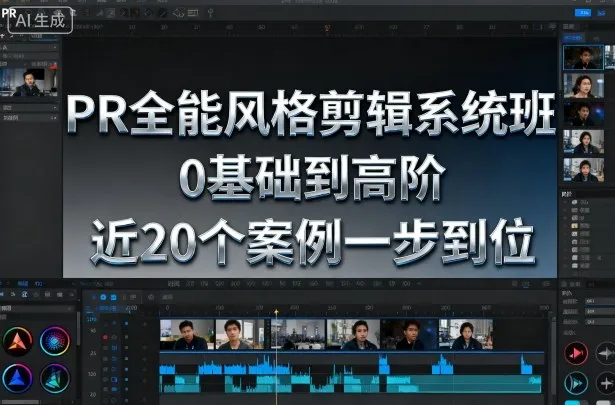 PR全能风格剪辑系统班，0基础到高阶，近20个案例一步到位-网亿资源平台