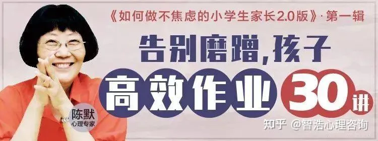 陈默：告别磨蹭，孩子高效作业30讲（完结）-网亿资源平台