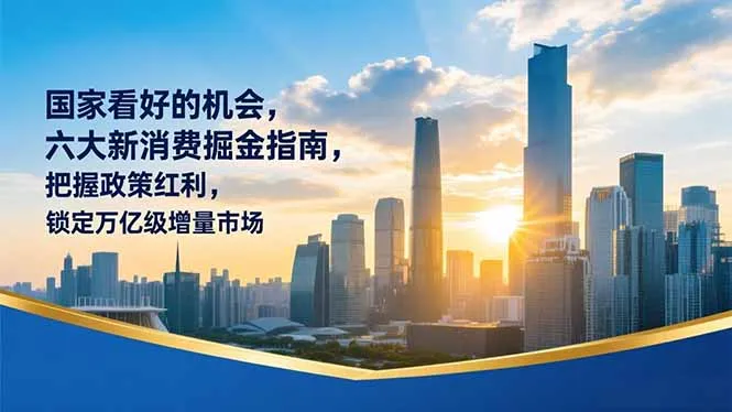 某付费文章：国家看好的机会，六大新消费掘金指南，把握政策红利，锁定万亿级增量市场-网亿资源平台