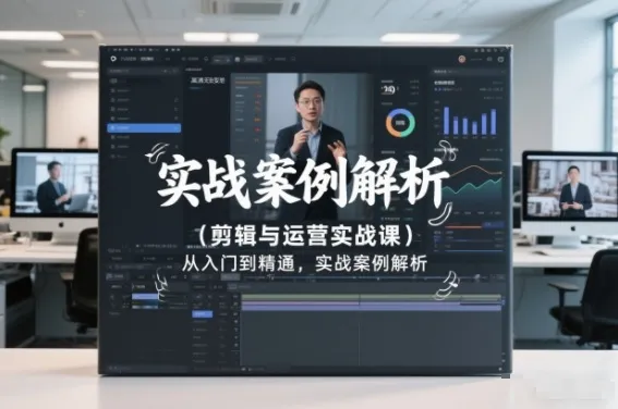 剪辑与运营实战课，从入门到精通，实战案例解析(更新2026)-网亿资源平台