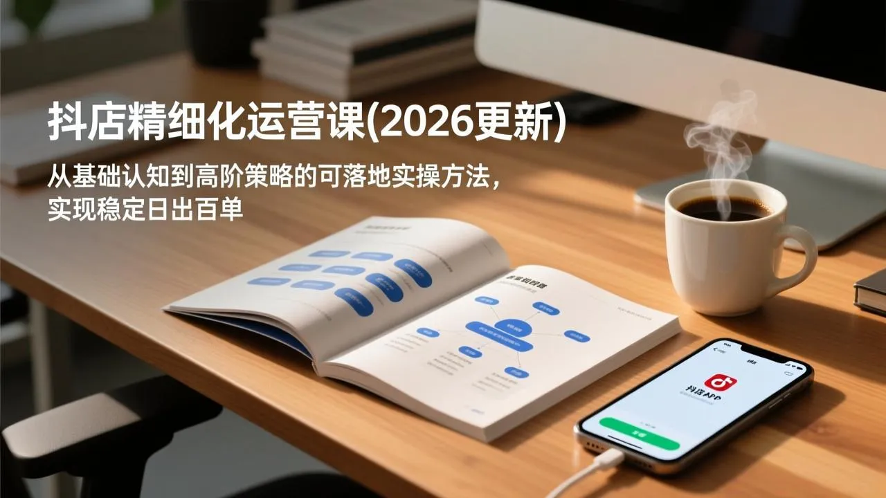 抖店精细化运营课(2026更新-网亿资源平台