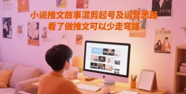 小说推文故事混剪起号及运营思路，看了做推文可以少走弯路-网亿资源平台