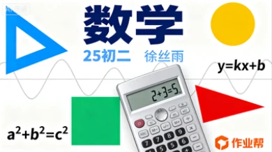 25初二【徐丝雨】数学（作业帮）-网亿资源平台