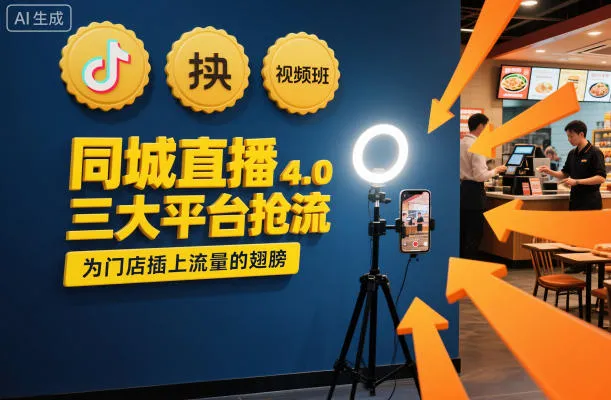 同城直播实操班4.0，三大平台抢流，为门店插上流量的翅膀-网亿资源平台