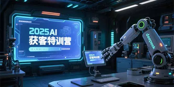 2025AI获客特训营，AI图文视频全制作，deepseek工具实操教学-网亿资源平台