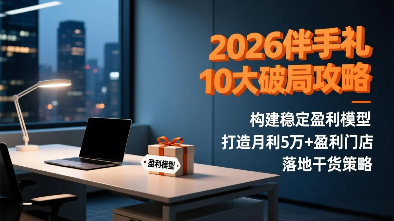 2026伴手礼10大破局攻略：构建稳定盈利模型，打造月利5万+盈利门店，落地干货策略-网亿资源平台