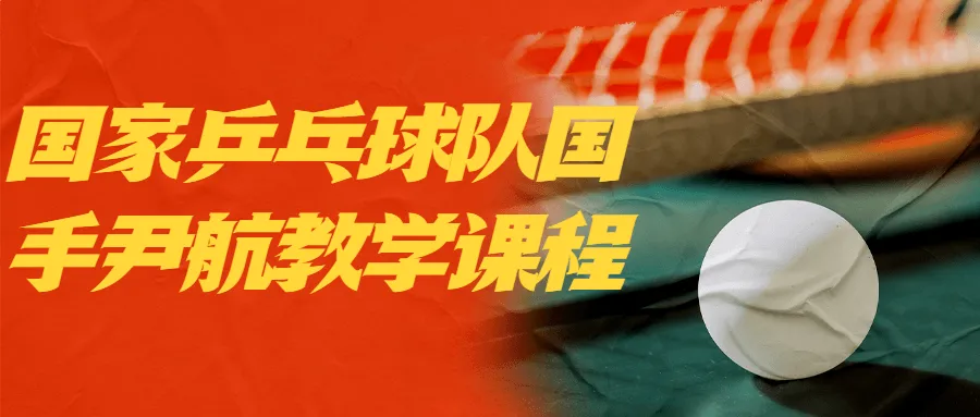 国家乒乓球队国手尹航教学课程-网亿资源平台