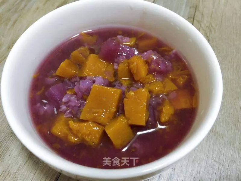 南瓜紫薯粥 技术配方、实体教程-网亿资源平台