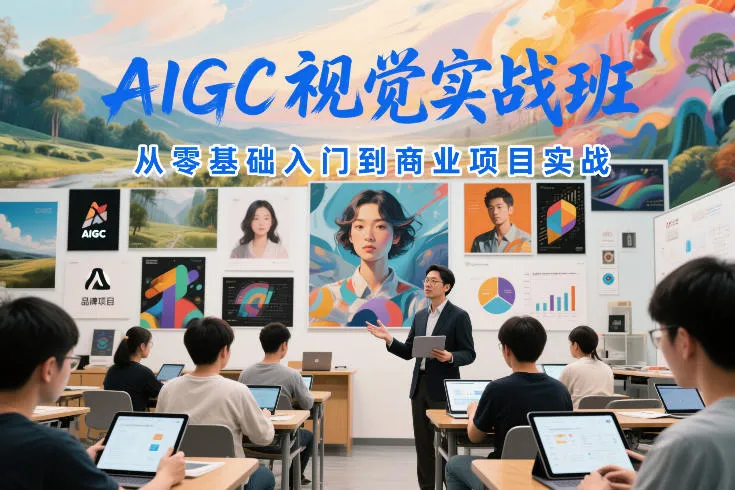 AIGC视觉实战班，从零基础入门到商业项目实战-网亿资源平台